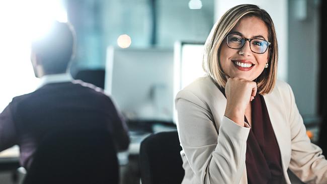 female and male executive clients