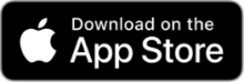 apple app store logo black and white